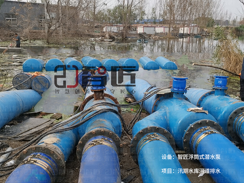 防汛排涝浮筒式潜水泵